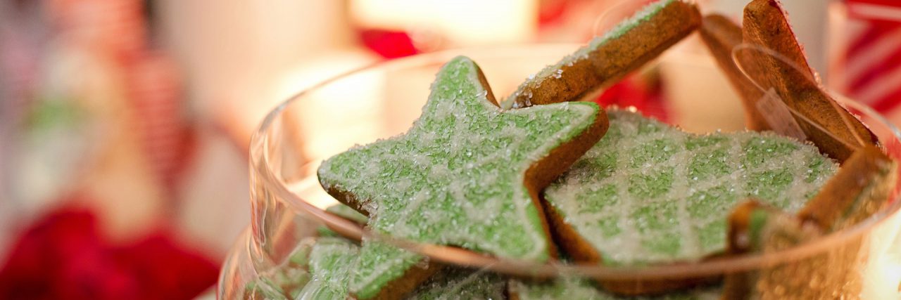 star shape christmas cookies