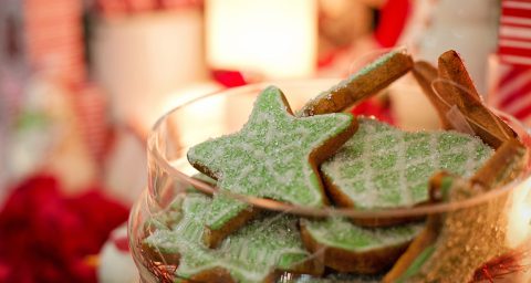 star shape christmas cookies