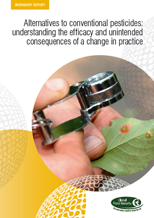 Cover image of Alternatives to conventional pesticides workshop report