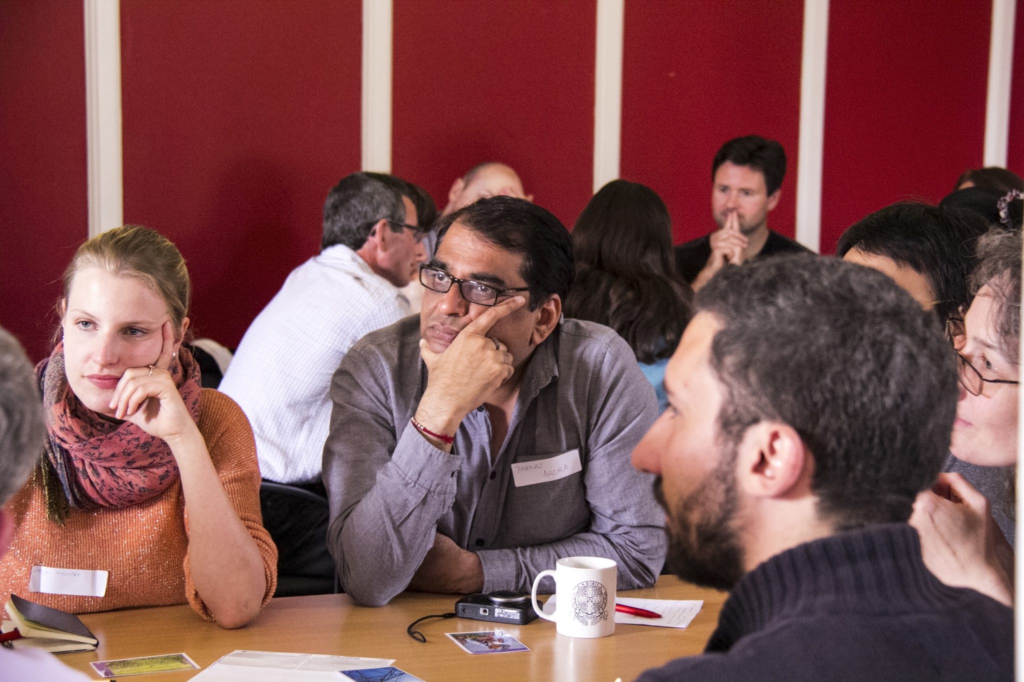 Participants in a public dialogue exercise