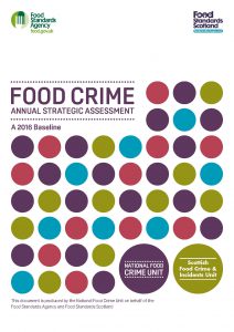 Cover image from the National Food Crime Unit report