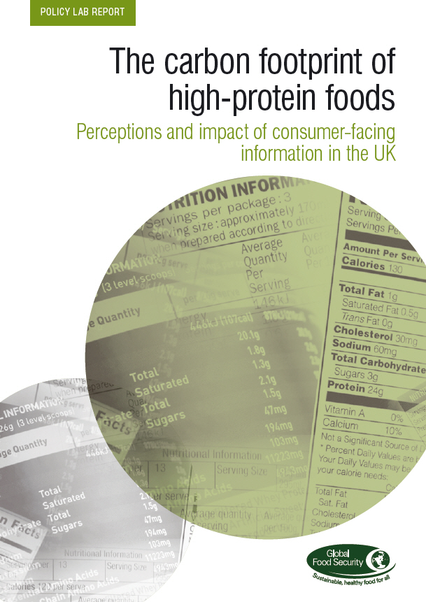 The carbon footprint of high-protein foods