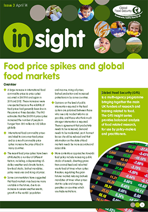 Insight: Food price spikes and global food markets