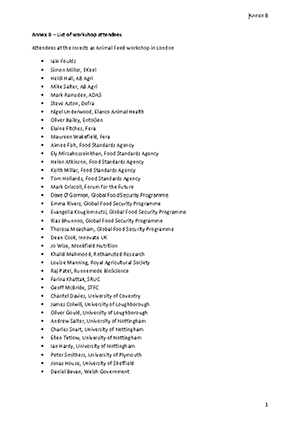 GFS workshop: Insects as animal feed (annex b)