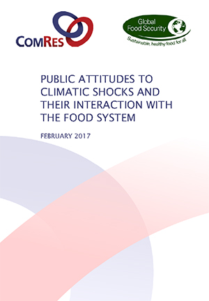 Public attitudes to climatic shocks and their interaction with the food system