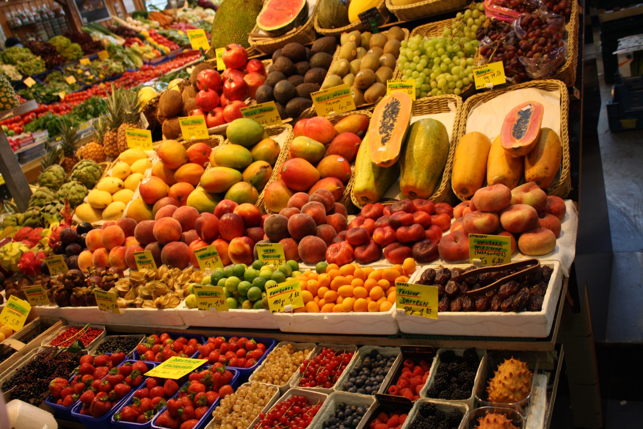 Fruit and vegetable stall