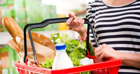 Full shopping basket