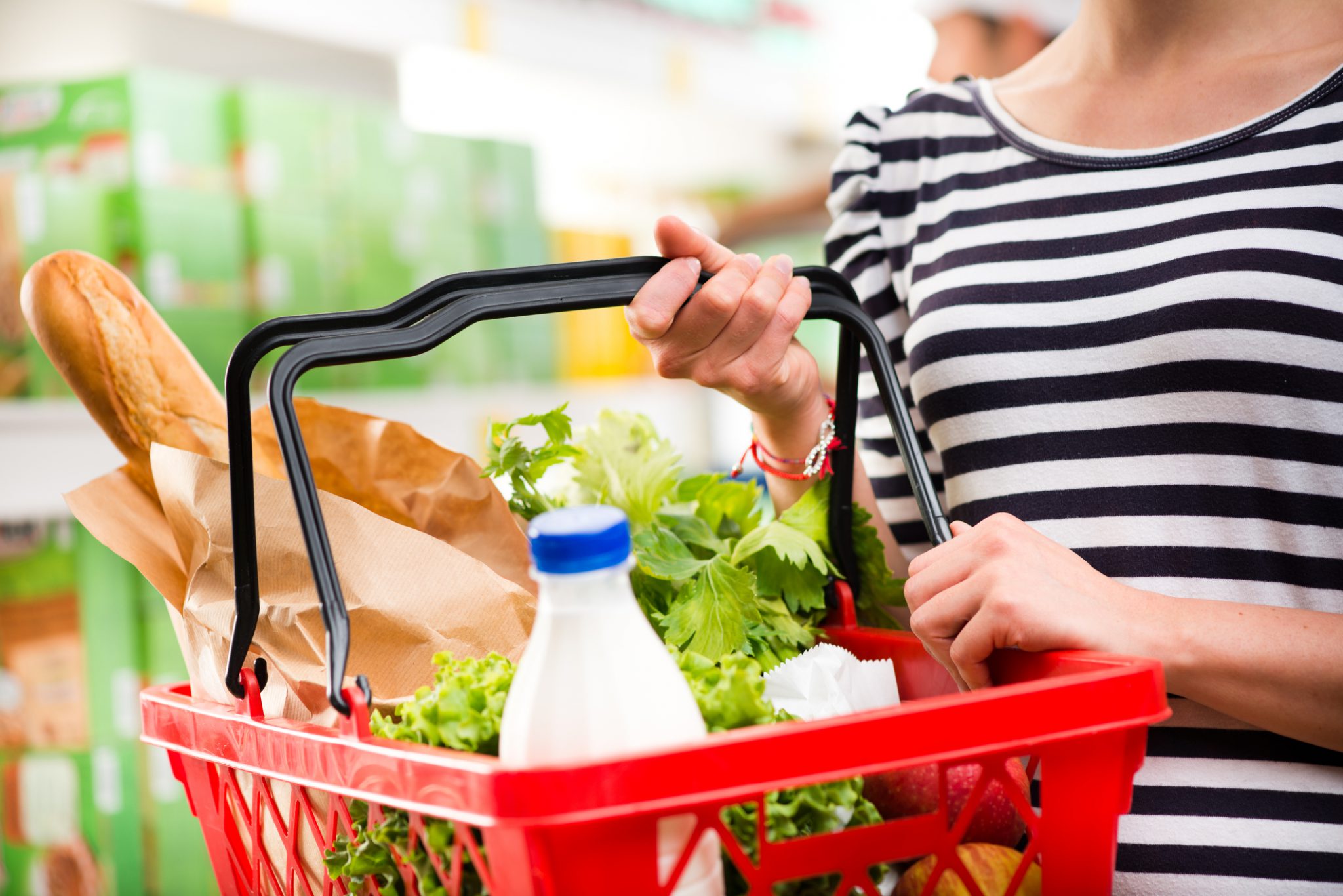 Full shopping basket