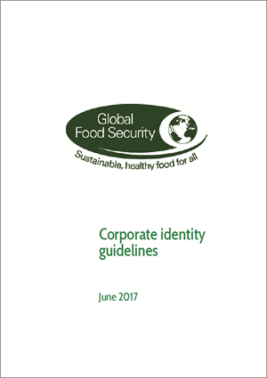 Cover image of Global Food Security corporate identity guidelines