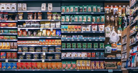 inside a supermarket