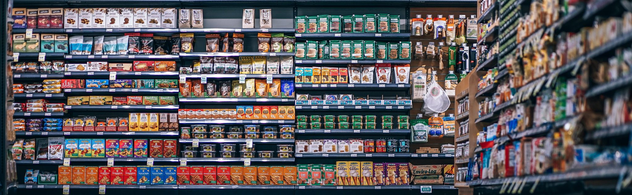 inside a supermarket