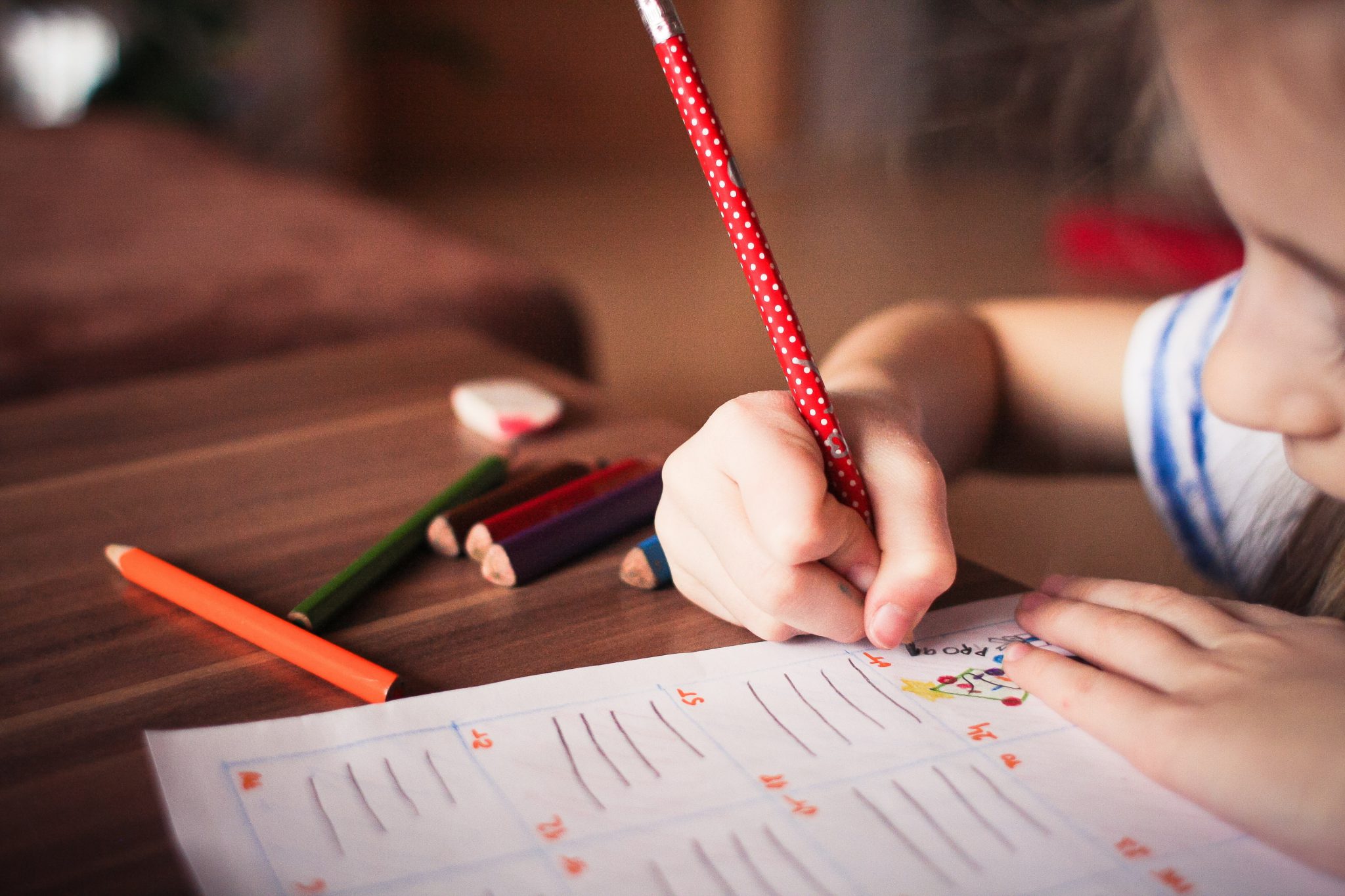 a child drawing